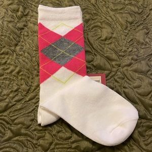 Merona: Casual Argyle Crew Socks: Brand New!